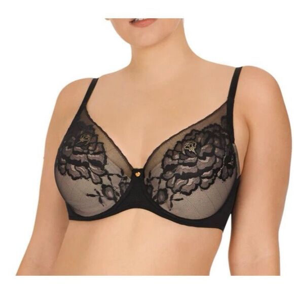 NATORI FLORA CONTOUR BRA Size 34DD - Picture 1 of 9